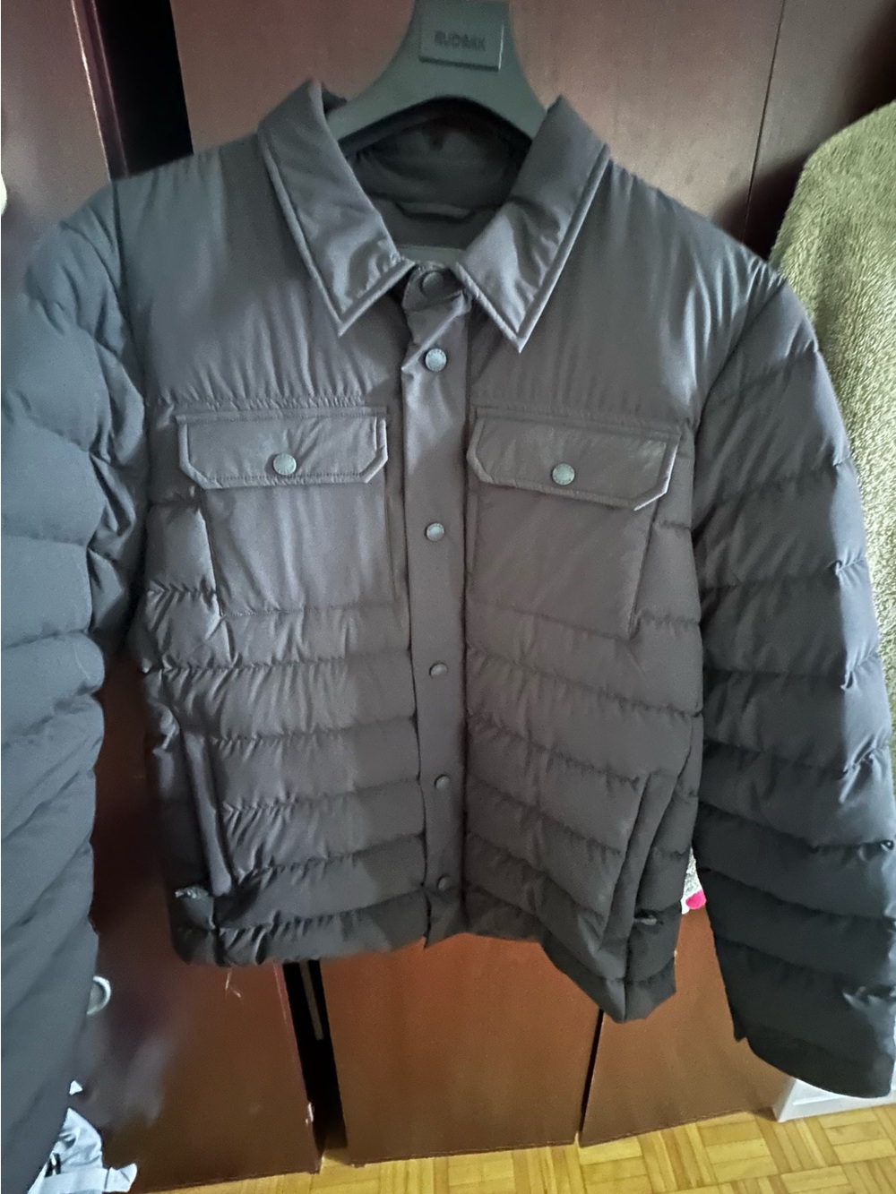 RUDSAK Men's Quilted Puffer Jacket in black